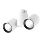 Lampy sufitowe reflektory - Light Prestige Boston 2 biały z czarnym ringiem GU10 biały LP-741/2W WH/BK - product 1