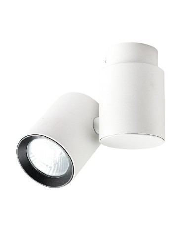Light Prestige Boston 1 biały z czarnym ringiem GU10 biały LP-741/1W WH/BK