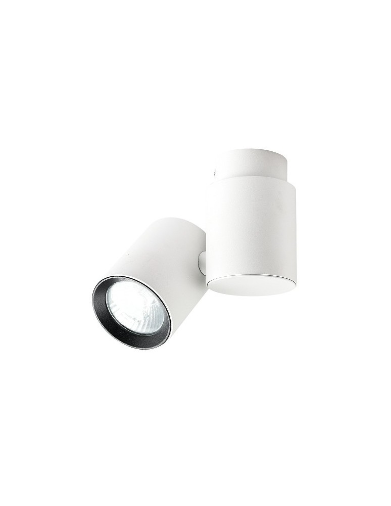 Light Prestige Boston 1 biały z czarnym ringiem GU10 biały LP-741/1W WH/BK