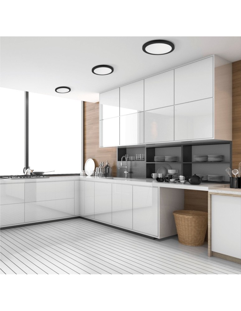 Light Prestige York plafon 2 w 1 4000K czarny LED czarny LP-330/1C 4BK Light Prestige York plafon 2 w 1 4000K czarny LED czarny LP-330/1C 4BK