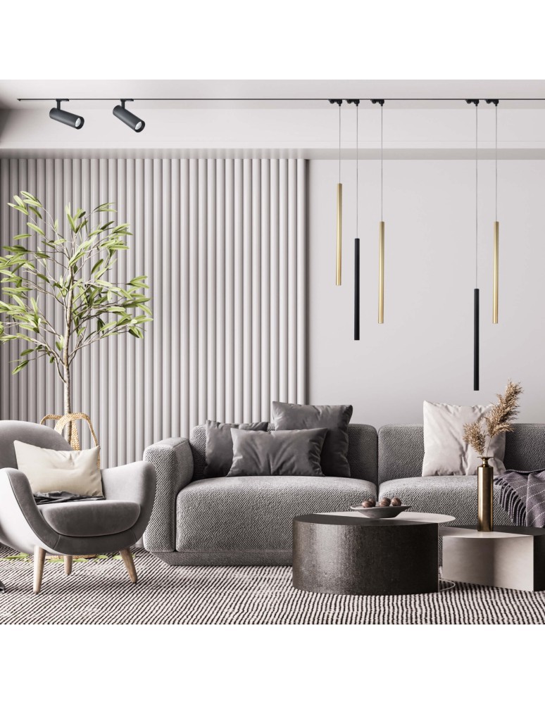Light Prestige Lungo 1 złota wisząca do szynoprzewodu 3F  LP-894/1P GD 3F 1xG9 złoty Light Prestige Lungo 1 złota wisząca do szynoprzewodu 3F  LP-894/1P GD 3F 1xG9 złoty