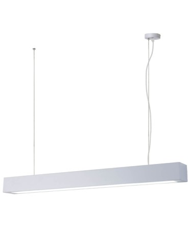 Light Prestige Ibros lampa wisząca biała duża 24W 3000K IP20 LP-7001/1P 20 WH-93 24/3 1xLED biały