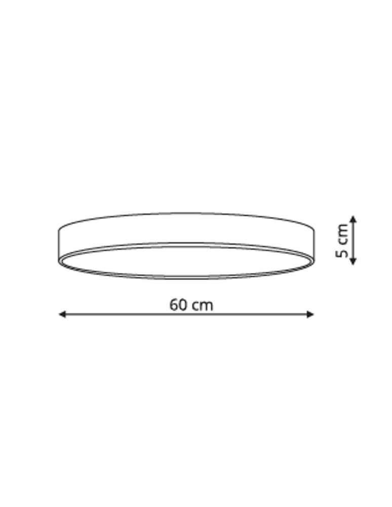 Light Prestige Rapido plafon duży czarny LED czarny LP-433/1C L BK
