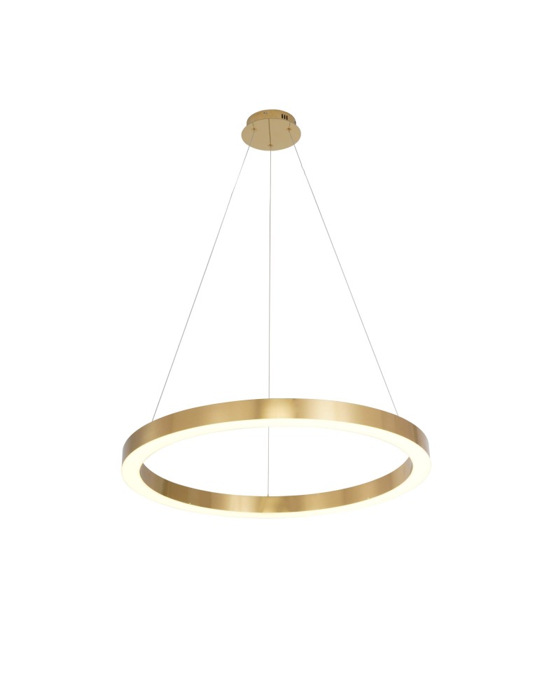 Light Prestige Midway Lampa wisząca LED 1x30W złoty błyszczący LP-033/1P L GD Shiny