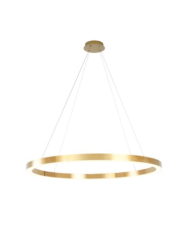 Light Prestige Midway Lampa wisząca LED 1x65W złoty błyszczący LP-033/1P XL GD Shiny