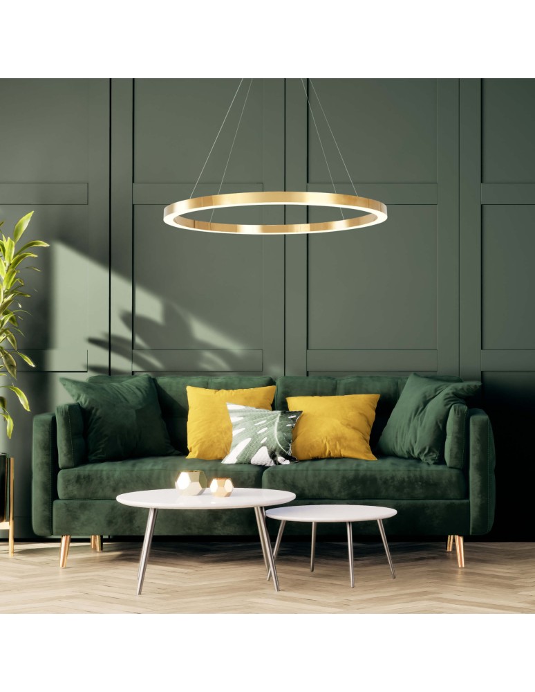 Light Prestige Midway Lampa wisząca LED 1x65W złoty błyszczący LP-033/1P XL GD Shiny Light Prestige Midway Lampa wisząca LED 1x65W złoty błyszczący LP-033/1P XL GD Shiny