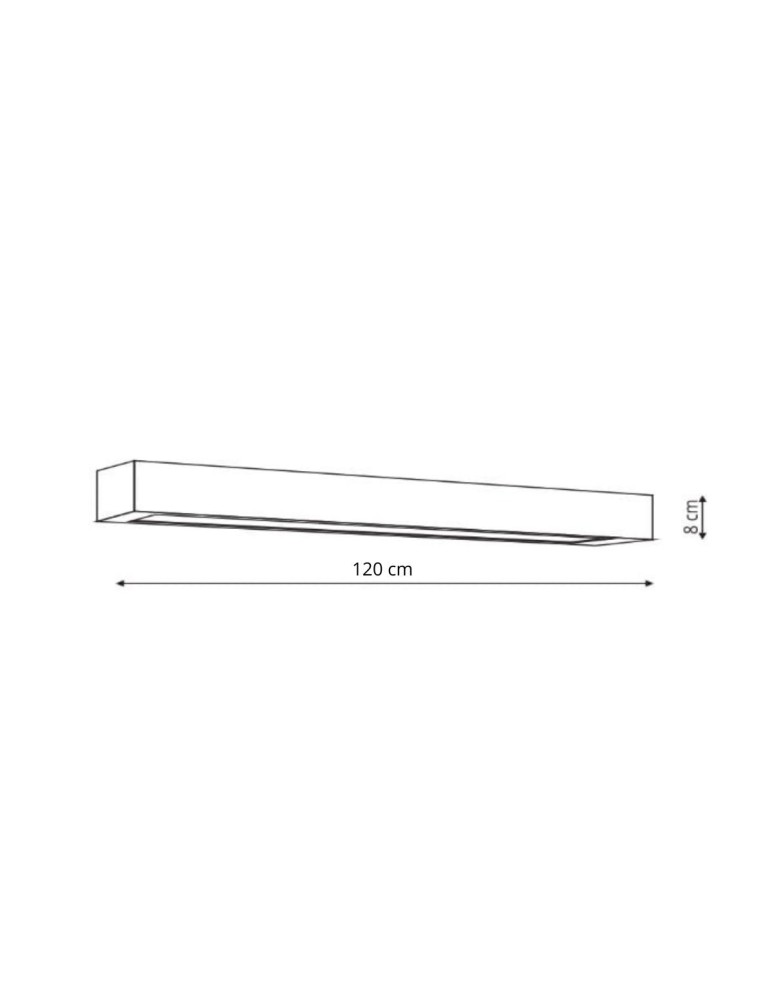 Kinkiety łazienkowe - Light Prestige Ibros kinkiet biały XL z IP44 3000K GS-LWA-18W 3000K WH 1xLED biały - product kolory-swiatla.pl 3