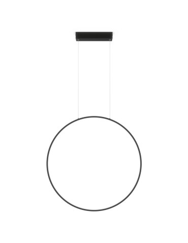 Light Prestige Mirror lampa wisząca duża czarna IP44 LP-999/1P L BK 1xLED czarny