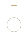 Light Prestige Mirror wisząca duża złota 1xLED IP44 złoty LP-999/1P L GD