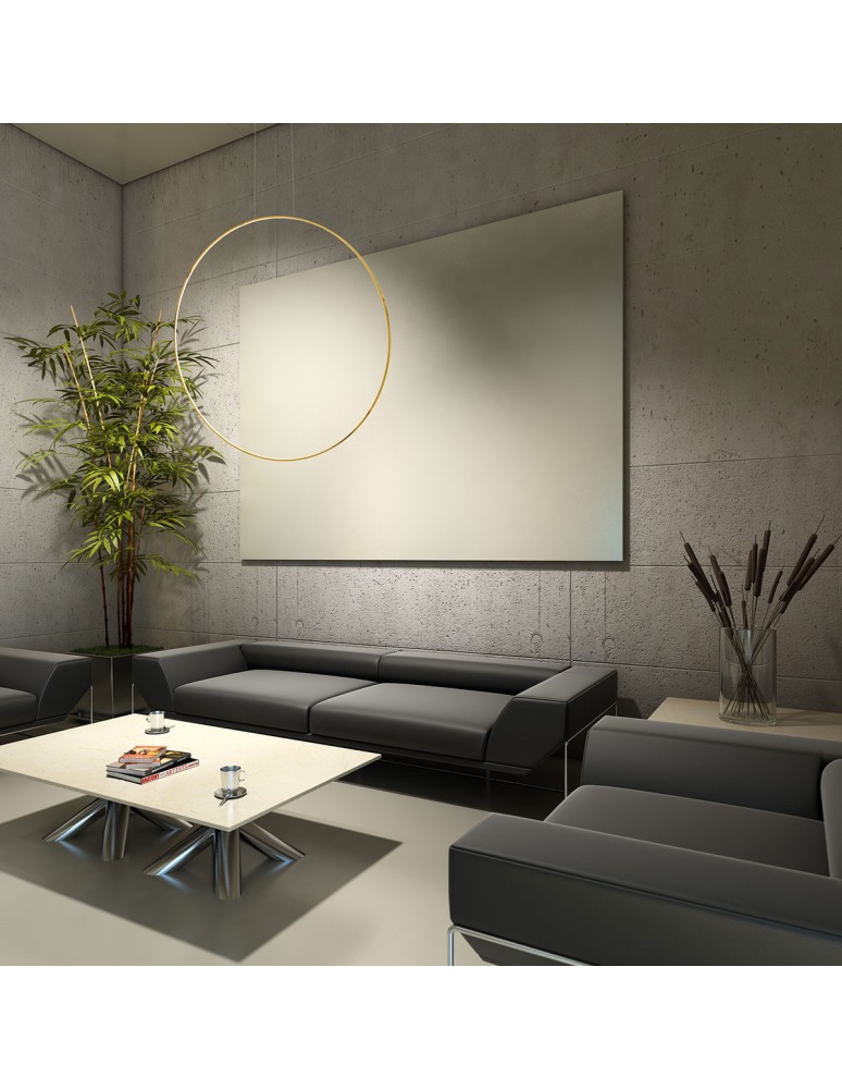 Light Prestige Mirror wisząca duża złota 1xLED IP44 złoty LP-999/1P L GD Light Prestige Mirror wisząca duża złota 1xLED IP44 złoty LP-999/1P L GD