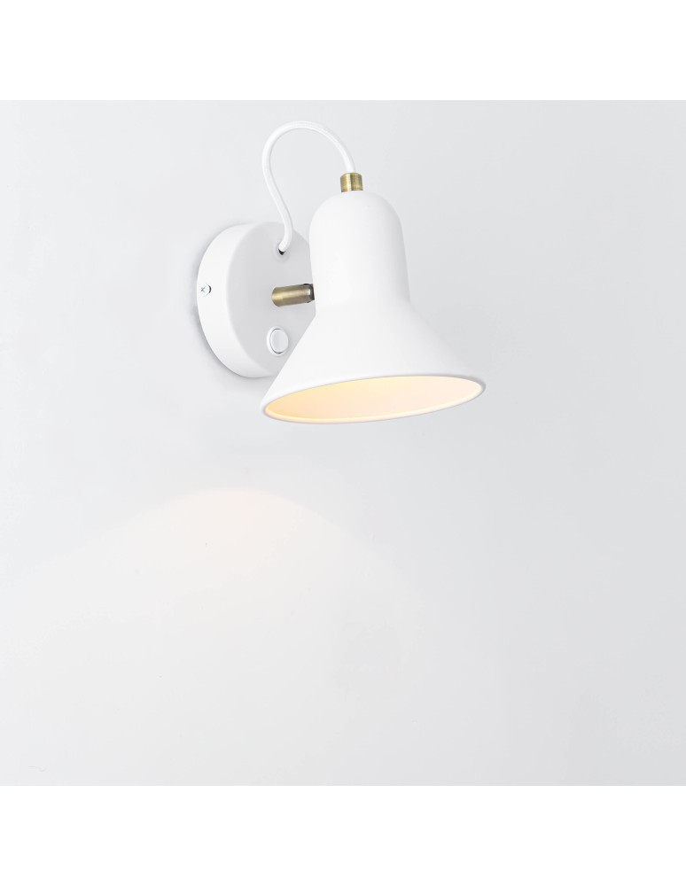 Light Prestige Astama kinkiet biały E27 biały LP-1122/1W WH Light Prestige Astama kinkiet biały E27 biały LP-1122/1W WH