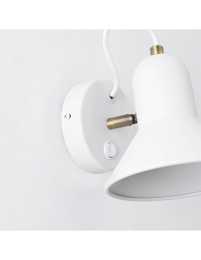 Light Prestige Astama kinkiet biały E27 biały LP-1122/1W WH Light Prestige Astama kinkiet biały E27 biały LP-1122/1W WH