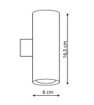 Light Prestige Torre kinkiet biały GU10 biały LP-108/1W WH Light Prestige Torre kinkiet biały GU10 biały LP-108/1W WH