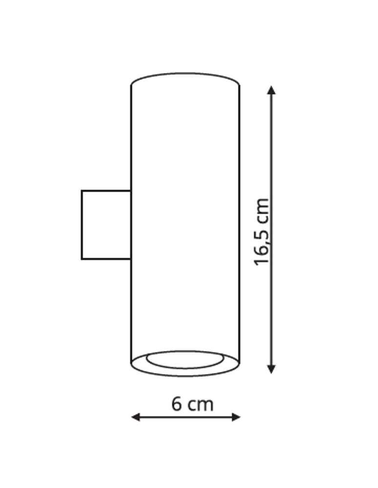Light Prestige Torre kinkiet biały GU10 biały LP-108/1W WH Light Prestige Torre kinkiet biały GU10 biały LP-108/1W WH