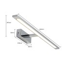 Light Prestige Kinkiet Isla duży 1xLED chrom IP44 GS-LWB-20W CH CCT Light Prestige Kinkiet Isla duży 1xLED chrom IP44 GS-LWB-20W CH CCT
