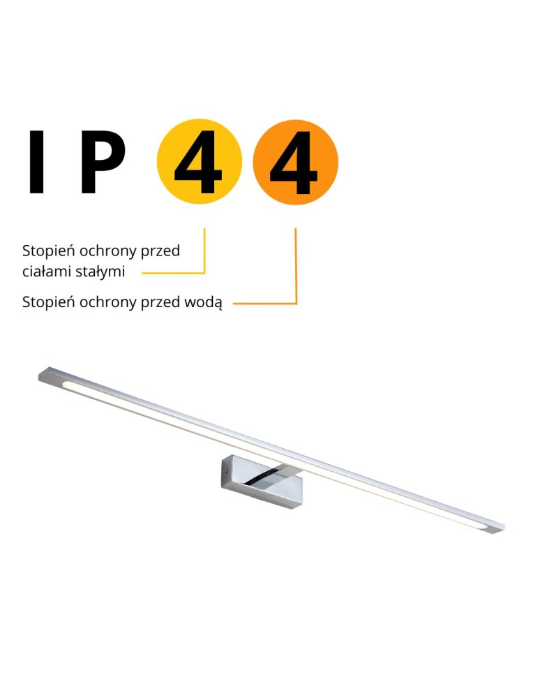 Light Prestige Kinkiet Isla XXL CCT 1xLED chrom IP44 GS-LWB-32W CH CCT Light Prestige Kinkiet Isla XXL CCT 1xLED chrom IP44 GS-LWB-32W CH CCT