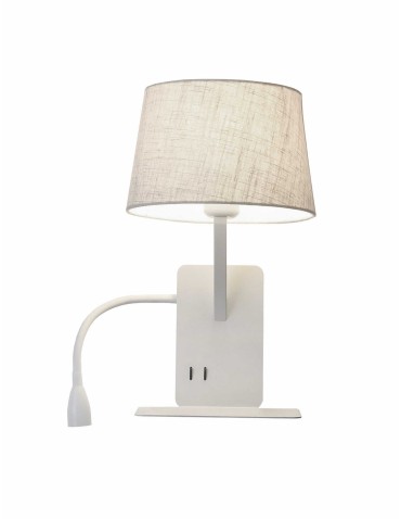 Light Prestige Dakota kinkiet z półką biały - lewy E27 biały LP-2121/1W L WH