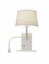 Light Prestige Dakota kinkiet z półką biały - lewy E27 biały LP-2121/1W L WH