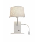 Light Prestige Dakota kinkiet z półka biały - prawy E27 biały LP-2121/1W R WH Light Prestige Dakota kinkiet z półka biały - prawy E27 biały LP-2121/1W R WH