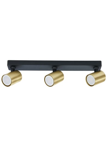 Light Prestige Snow 3 spot złoty LP-731/3W GD 3xGU10 czarny/złoty