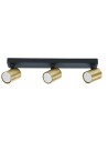Light Prestige Snow 3 spot złoty LP-731/3W GD 3xGU10 czarny/złoty