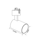 Light Prestige Snow reflektor 1F złoty LP-731/1R GD 1xGU10 czarny/złoty Light Prestige Snow reflektor 1F złoty LP-731/1R GD 1xGU10 czarny/złoty