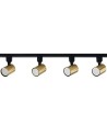 Light Prestige Snow SET 1F złoty LP-737 GD SET 4xGU10 czarny/złoty