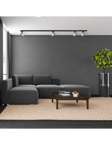 Light Prestige Snow SET 1F złoty LP-737 GD SET 4xGU10 czarny/złoty - product 2