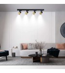 Light Prestige Snow SET 1F złoty LP-737 GD SET 4xGU10 czarny/złoty Light Prestige Snow SET 1F złoty LP-737 GD SET 4xGU10 czarny/złoty