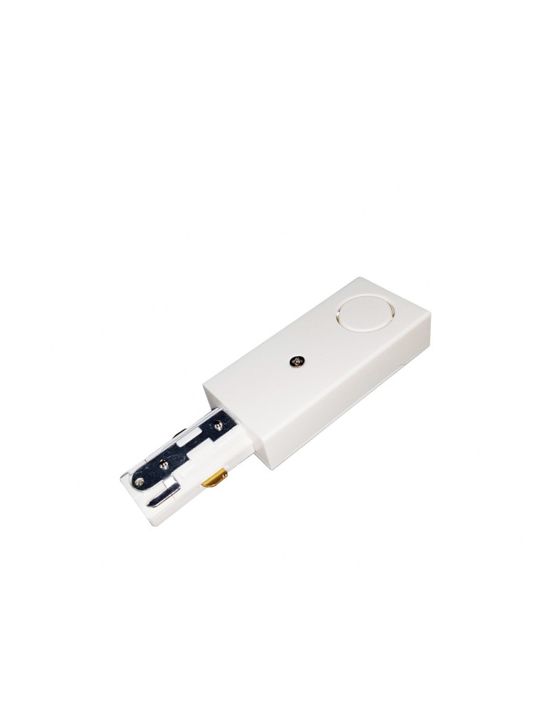 Light Prestige Zasilanie końcowe do szynoprzewodów 1F białe  LP-556-S-WH