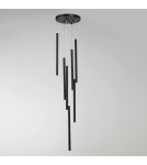 Light Prestige Lungo 7 czarna lampa wisząca LP-894/7P BK 7xG9 czarny Light Prestige Lungo 7 czarna lampa wisząca LP-894/7P BK 7xG9 czarny