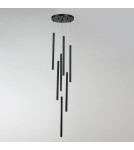 Light Prestige Lungo 7 czarna lampa wisząca LP-894/7P BK 7xG9 czarny Light Prestige Lungo 7 czarna lampa wisząca LP-894/7P BK 7xG9 czarny