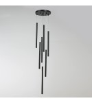 Light Prestige Lungo 7 czarna lampa wisząca LP-894/7P BK 7xG9 czarny Light Prestige Lungo 7 czarna lampa wisząca LP-894/7P BK 7xG9 czarny