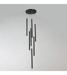 Light Prestige Lungo 7 czarna lampa wisząca LP-894/7P BK 7xG9 czarny Light Prestige Lungo 7 czarna lampa wisząca LP-894/7P BK 7xG9 czarny