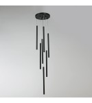 Light Prestige Lungo 7 czarna lampa wisząca LP-894/7P BK 7xG9 czarny Light Prestige Lungo 7 czarna lampa wisząca LP-894/7P BK 7xG9 czarny