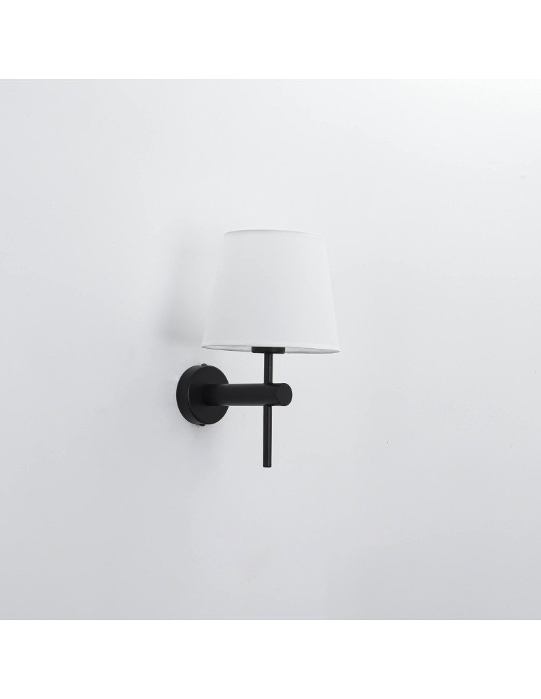 Light Prestige Tivoli kinkiet czarny E27 czarny / biały LP-1133/1W BK Light Prestige Tivoli kinkiet czarny E27 czarny / biały LP-1133/1W BK
