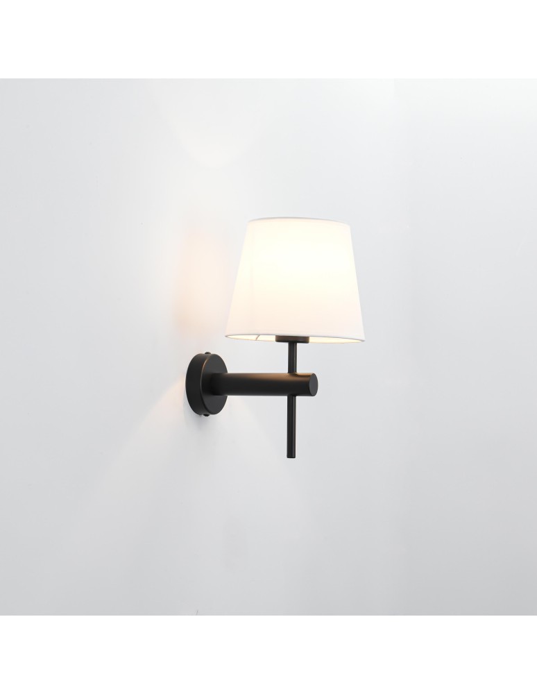 Light Prestige Tivoli kinkiet czarny E27 czarny / biały LP-1133/1W BK Light Prestige Tivoli kinkiet czarny E27 czarny / biały LP-1133/1W BK