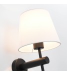 Light Prestige Tivoli kinkiet czarny E27 czarny / biały LP-1133/1W BK Light Prestige Tivoli kinkiet czarny E27 czarny / biały LP-1133/1W BK