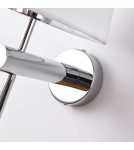 Light Prestige Tivoli kinkiet chrom E27 srebnry/biały LP-1133/1W CH Light Prestige Tivoli kinkiet chrom E27 srebnry/biały LP-1133/1W CH