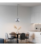 Light Prestige Palla wisząca chrom E27 srebrny/transparentny LP-2844/1P CH Light Prestige Palla wisząca chrom E27 srebrny/transparentny LP-2844/1P CH