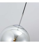 Light Prestige Palla wisząca chrom E27 srebrny/transparentny LP-2844/1P CH Light Prestige Palla wisząca chrom E27 srebrny/transparentny LP-2844/1P CH