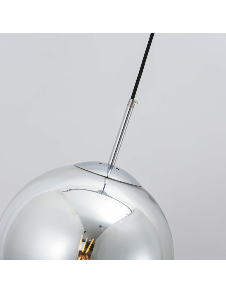 Light Prestige Palla wisząca chrom E27 srebrny/transparentny LP-2844/1P CH Light Prestige Palla wisząca chrom E27 srebrny/transparentny LP-2844/1P CH