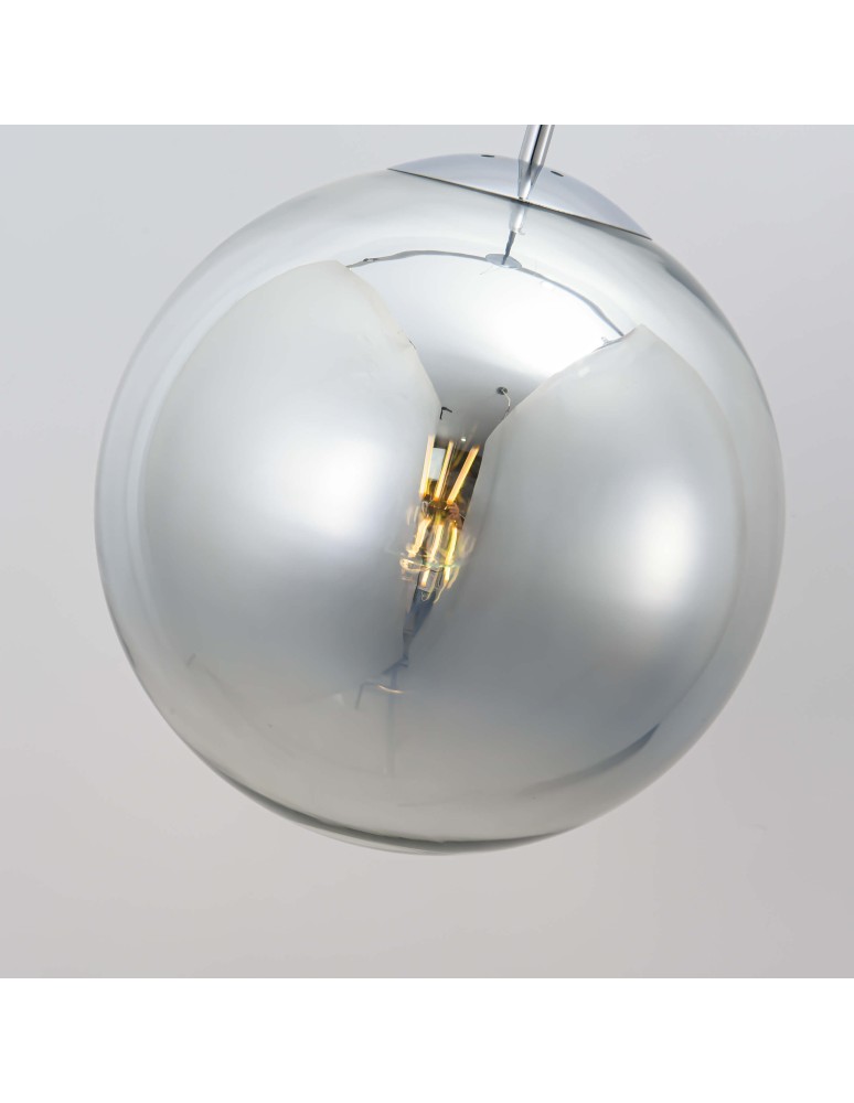 Light Prestige Palla wisząca chrom E27 srebrny/transparentny LP-2844/1P CH Light Prestige Palla wisząca chrom E27 srebrny/transparentny LP-2844/1P CH