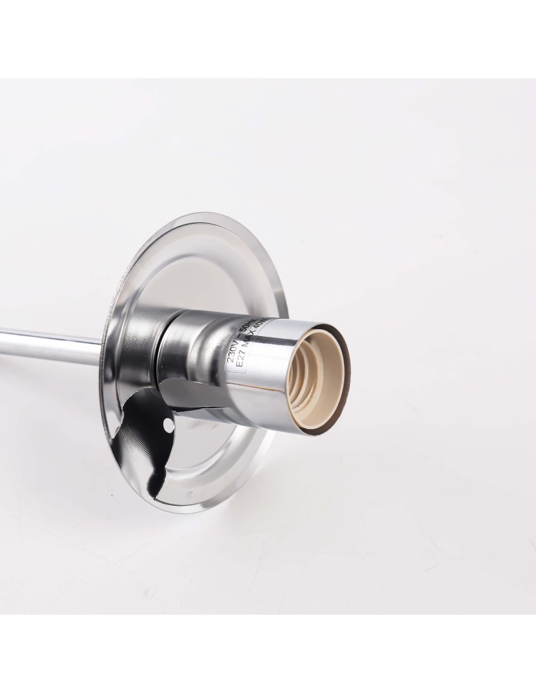 Light Prestige Palla wisząca chrom E27 srebrny/transparentny LP-2844/1P CH Light Prestige Palla wisząca chrom E27 srebrny/transparentny LP-2844/1P CH
