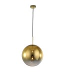 Lampy wiszące szklane - Light Prestige Palla wisząca złota E27 złoty/transparentny LP-2844/1P GD - product 1