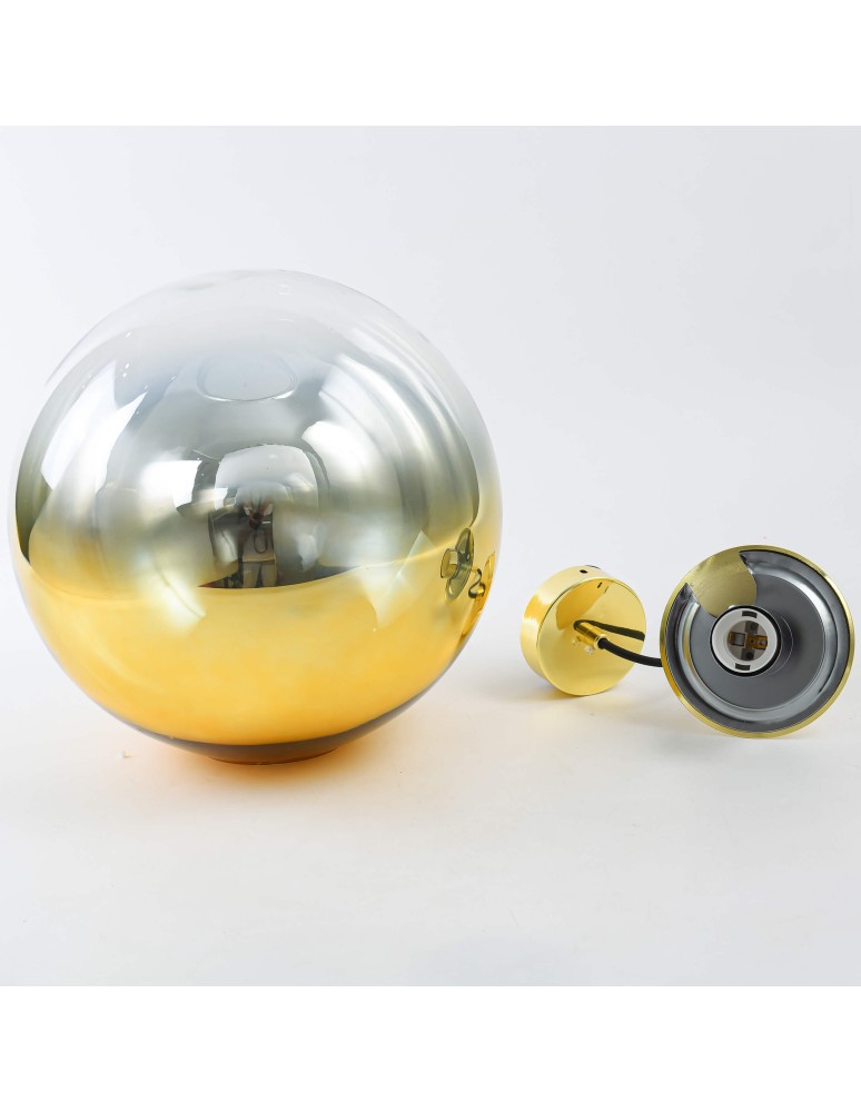 Light Prestige Palla wisząca złota E27 złoty/transparentny LP-2844/1P GD