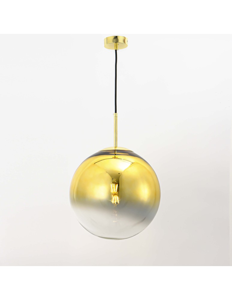 Light Prestige Palla wisząca złota E27 złoty/transparentny LP-2844/1P GD
