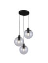 Light Prestige Puerto 3 wisząca czarna E27 czarny / transparentny LP-004/3P BK Light Prestige Puerto 3 wisząca czarna E27 czarny / transparentny LP-004/3P BK