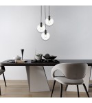 Light Prestige Puerto 3 wisząca czarna E27 czarny / transparentny LP-004/3P BK Light Prestige Puerto 3 wisząca czarna E27 czarny / transparentny LP-004/3P BK