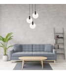 Light Prestige Puerto 3 wisząca czarna E27 czarny / transparentny LP-004/3P BK Light Prestige Puerto 3 wisząca czarna E27 czarny / transparentny LP-004/3P BK
